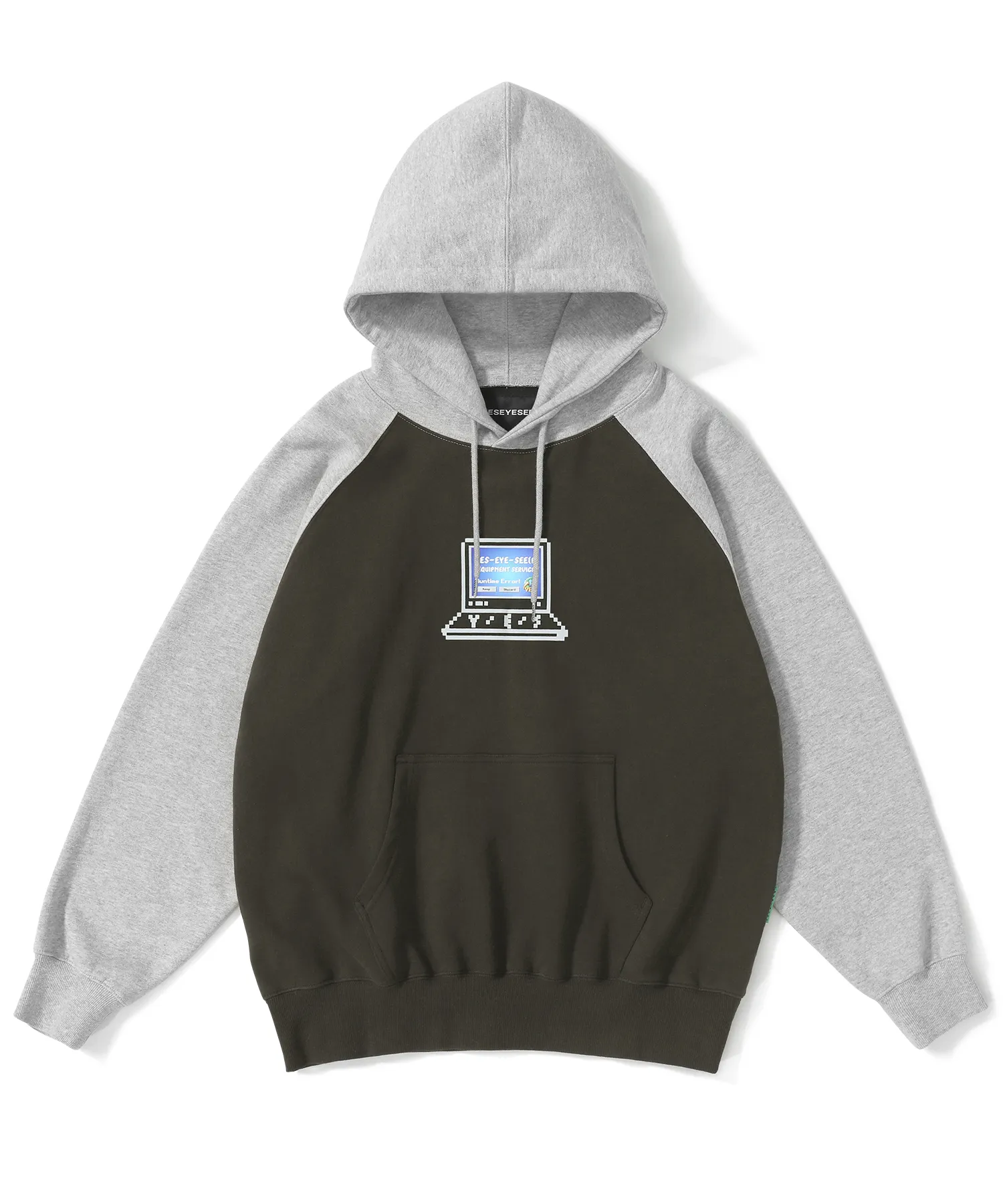 YESEYESEE  |[YESEYESEE] ★Pixel Raglan Hoodie