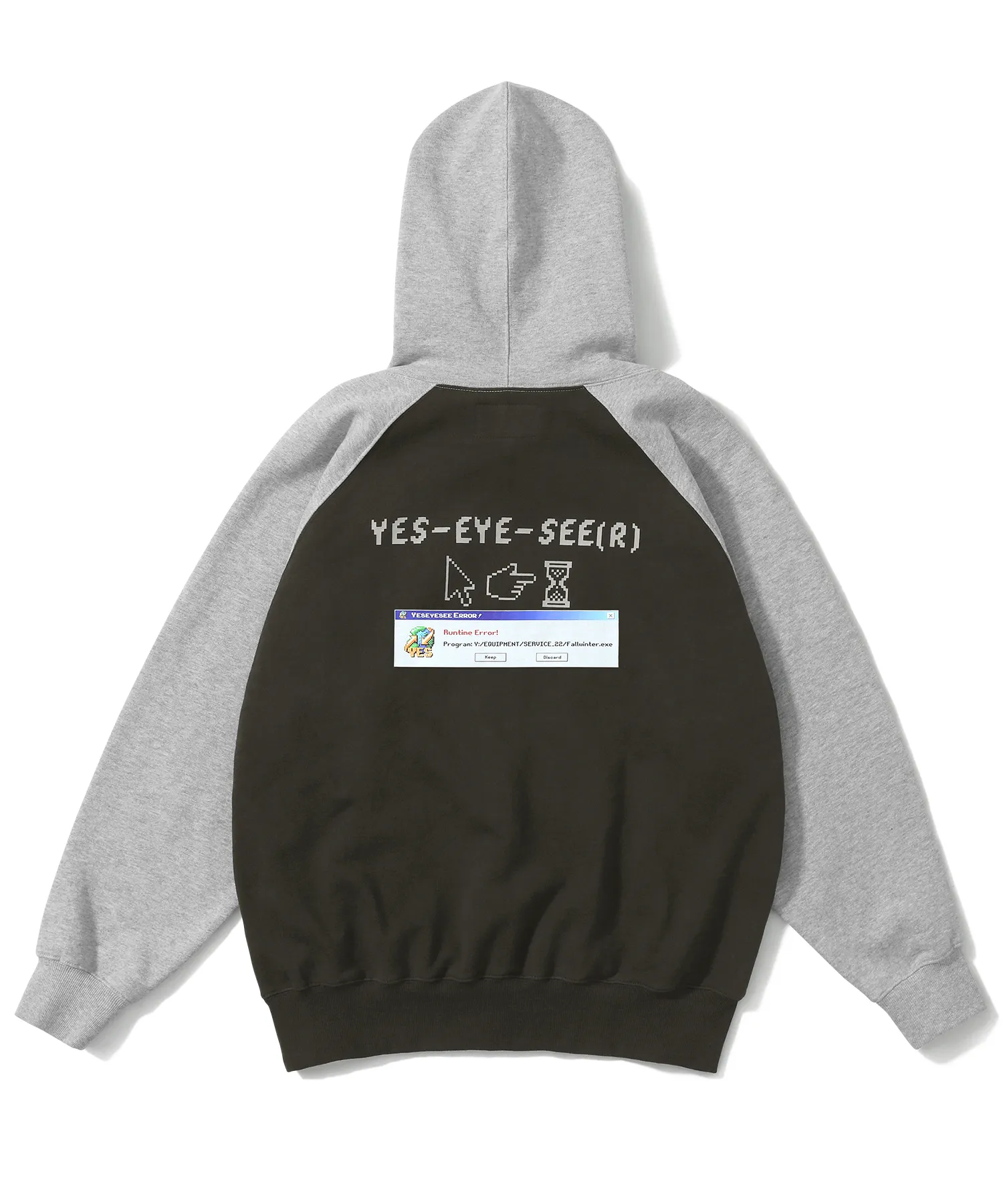 YESEYESEE  |[YESEYESEE] ★Pixel Raglan Hoodie