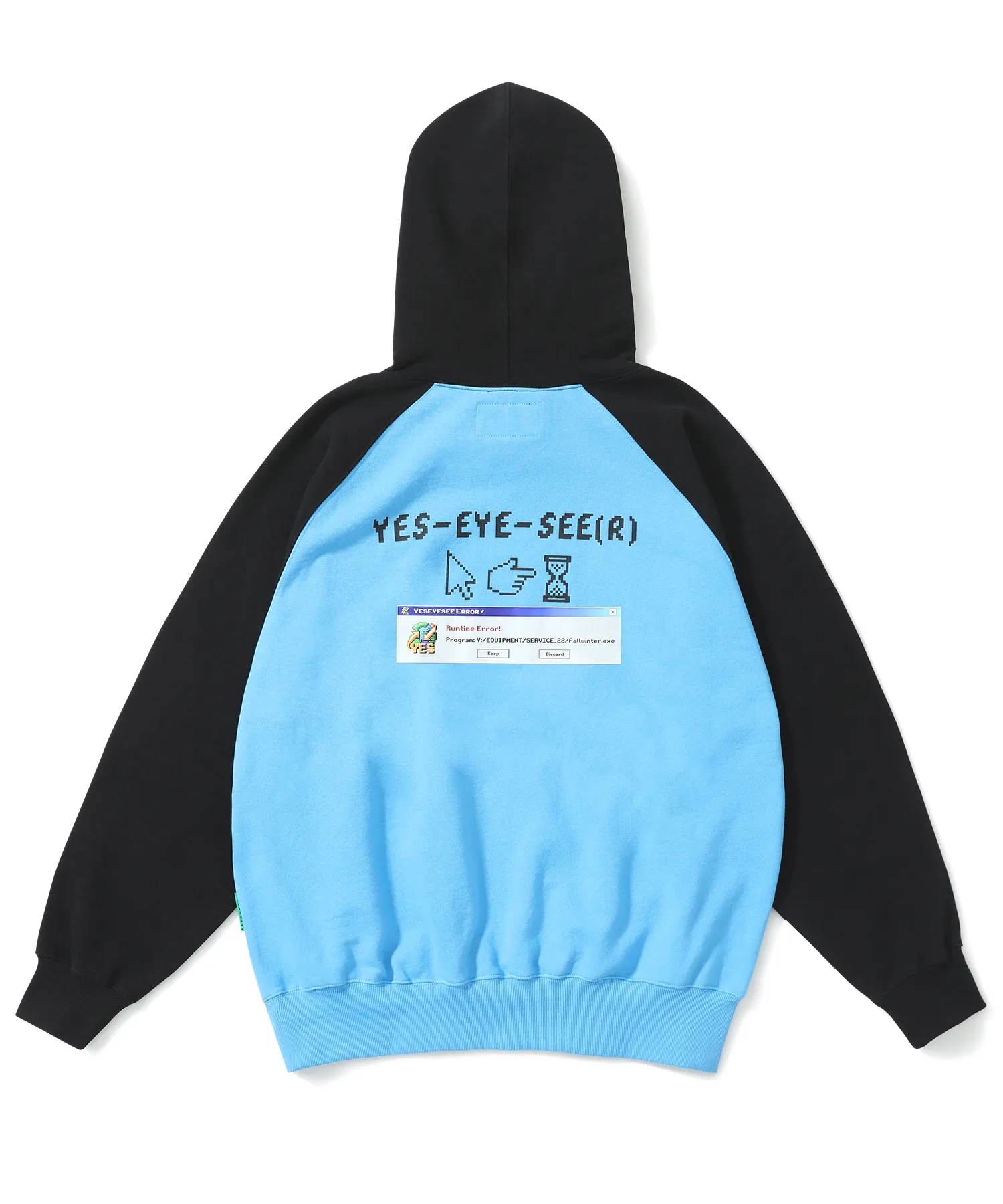 YESEYESEE  |[YESEYESEE] ★Pixel Raglan Hoodie