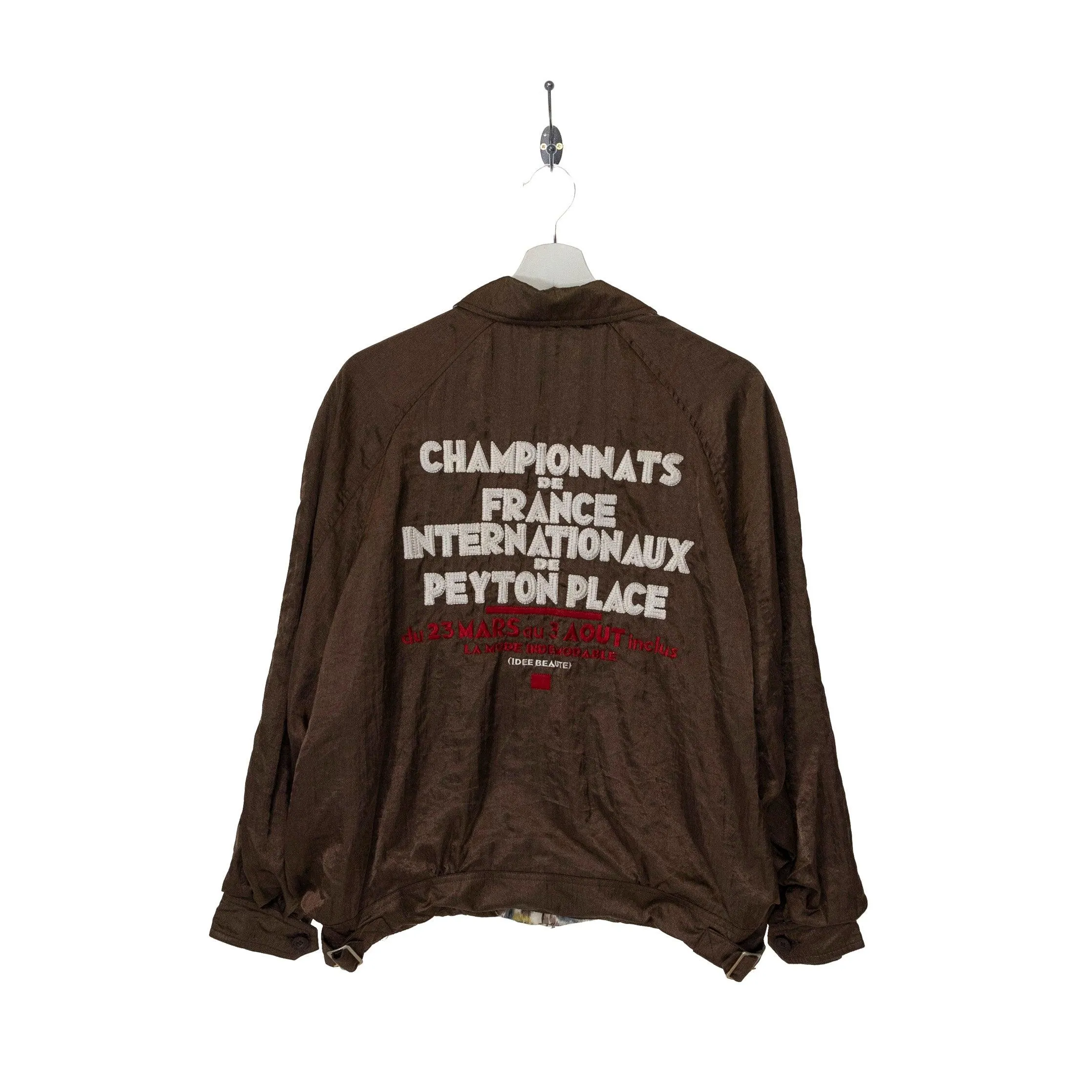 Yoshiyuki Konishi Ficce Uomo Brown Bomber Jacket