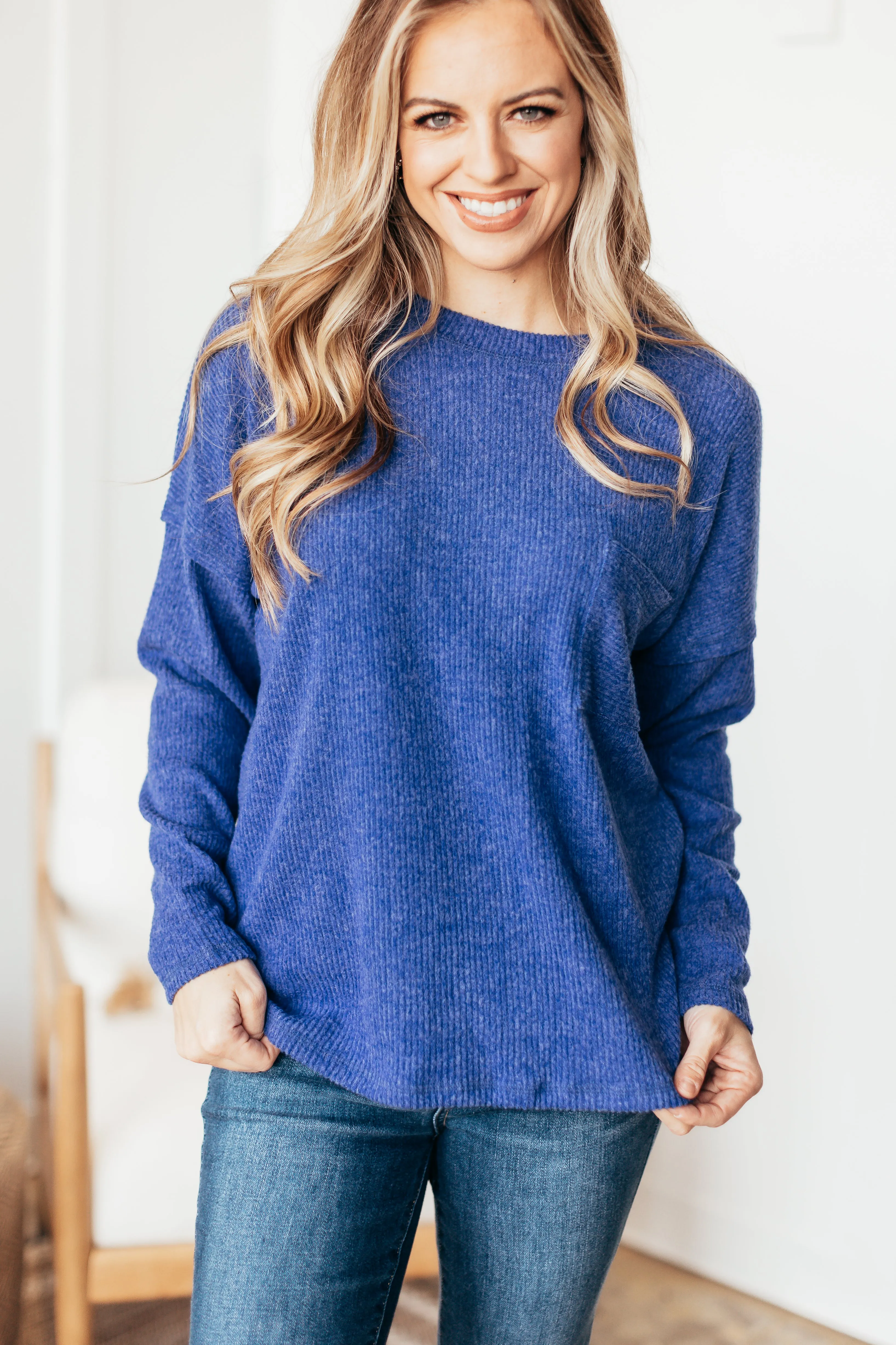 Zenana Ribbed Hacci Sweater - 3 Colors