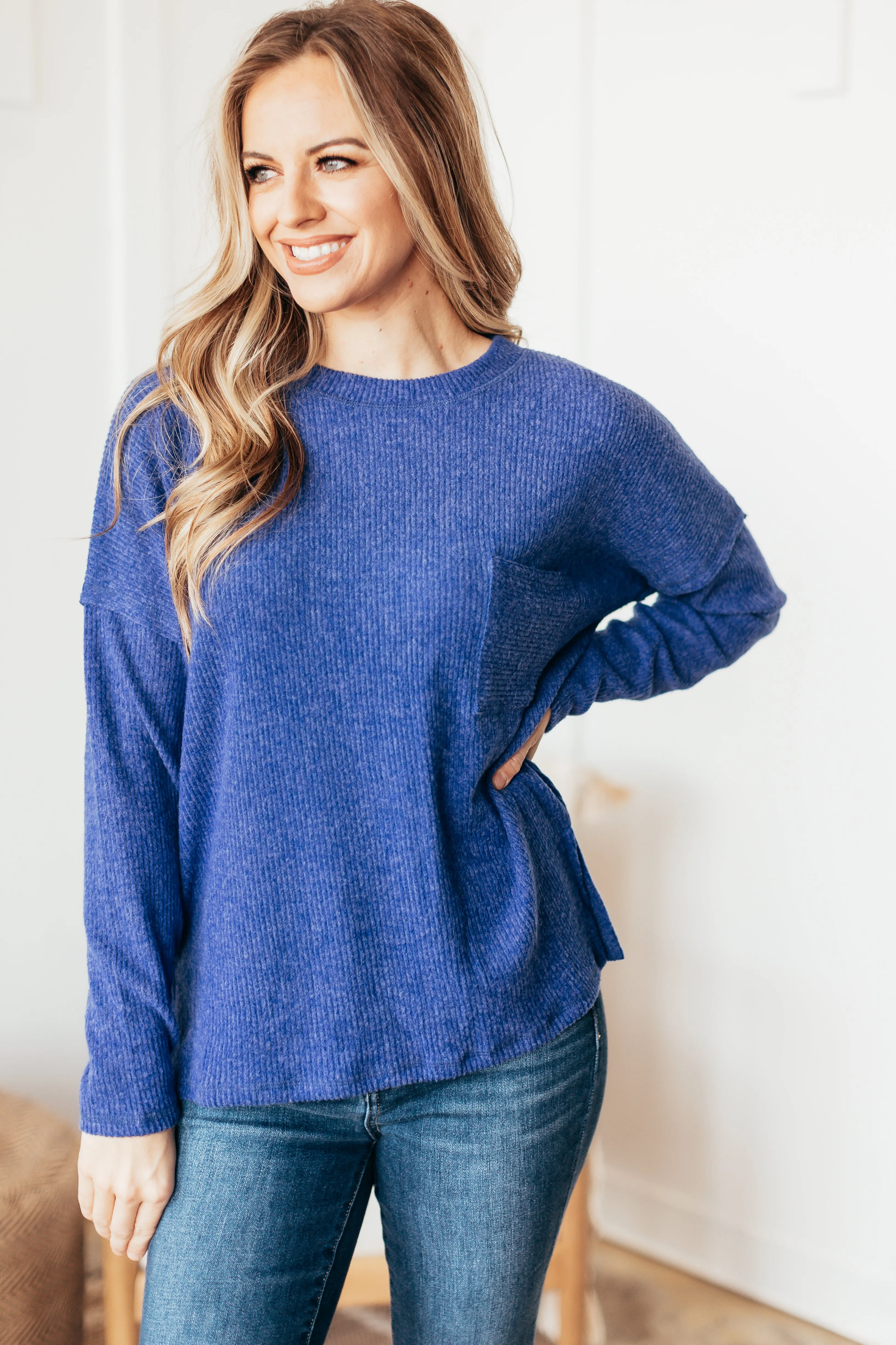 Zenana Ribbed Hacci Sweater - 3 Colors